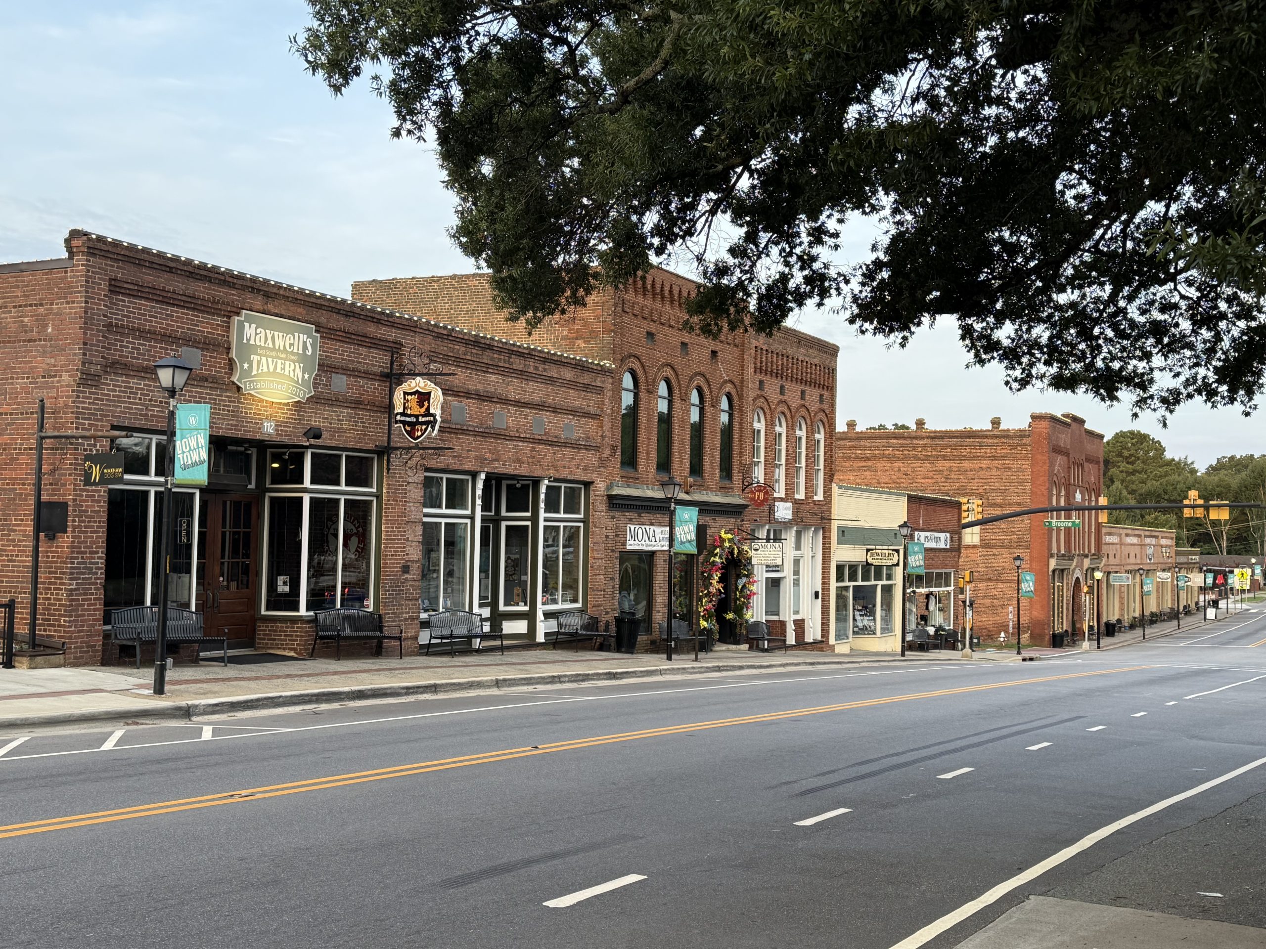 Historic downtown Waxhaw, NC